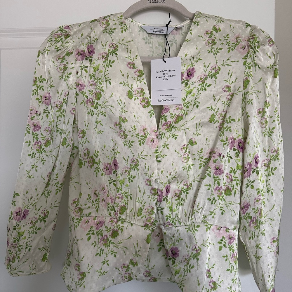 & Other Stories Floral Blouse